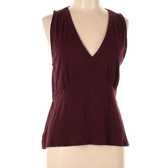 Banana Republic Burgundy Sleeveless Top - Picture 4 of 5
